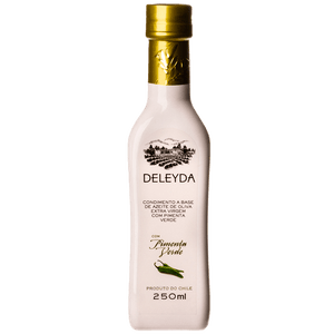 Azeite de Oliva Extravirgem Deleyda com Pimenta Verde 250 ml