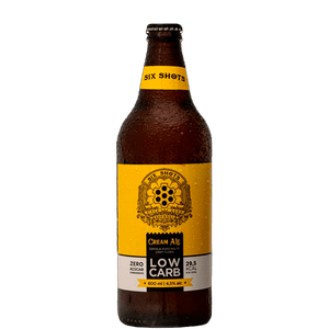 Cerveja Six Shots Cream Ale Low Carb