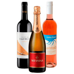 Kit de Vinhos com Espumante Messias, Quinta do Cachão e Santola Rosé