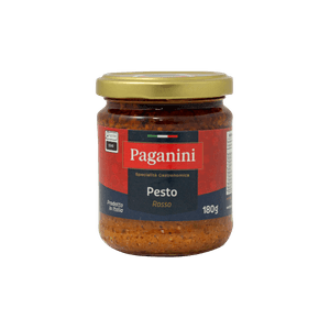 Pesto Rosso Paganini  - Molho Pesto com Tomate Seco 180 g