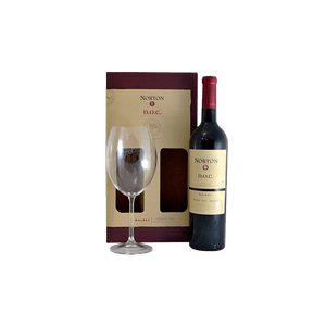 Kit Vinho Tinto Norton D.O.C Malbec + Taça