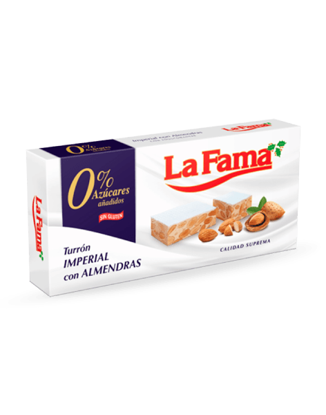 Torrone-Imperial-com-Amendoas-Sem-Acucar-La-Fama-150-g