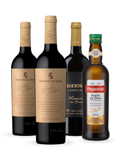 Kit-Vinhos-Portugueses-Premium---Azeite-Paganini
