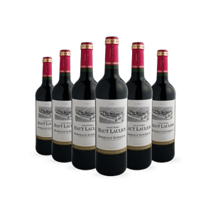 Kit 6 Vinhos Château Haut Laulion Bordeaux Supérieur AOP Tinto