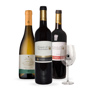 Kit 3 Vinhos Quinta do Valdoeiro + Taça Grátis