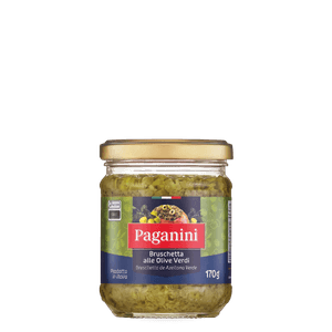 Bruschetta alle Olive Verdi Paganini - Molho de Azeitonas Verdes 170 g