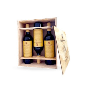 Kit 3 Vinhos Marquês de Borba Vinhas Velhas Tinto + Caixa de Madeira