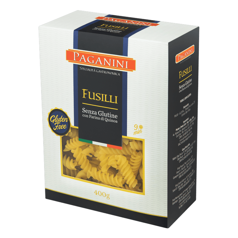 Massa Fusilli Sem Glúten Paganini 400 g