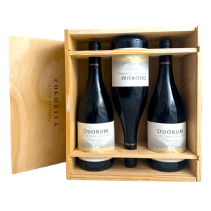 Kit 3 Vinhos Duorum Colheita + Caixa de Madeira