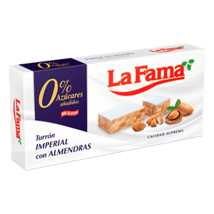 Torrone Imperial com Amêndoas Sem Açúcar La Fama 150 g